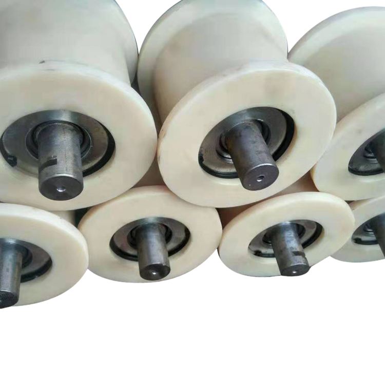 nylon /PA6 plastic roller wheel mc nylon roller sliding gate nylon rollers