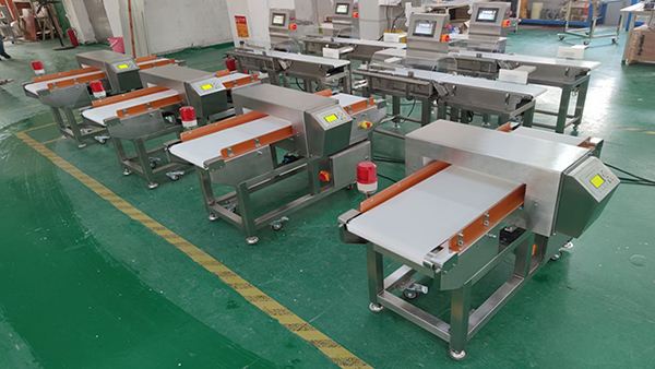 Food metal detector gold inspection machine conveyor type high probe iron copper and aluminum manufacturer