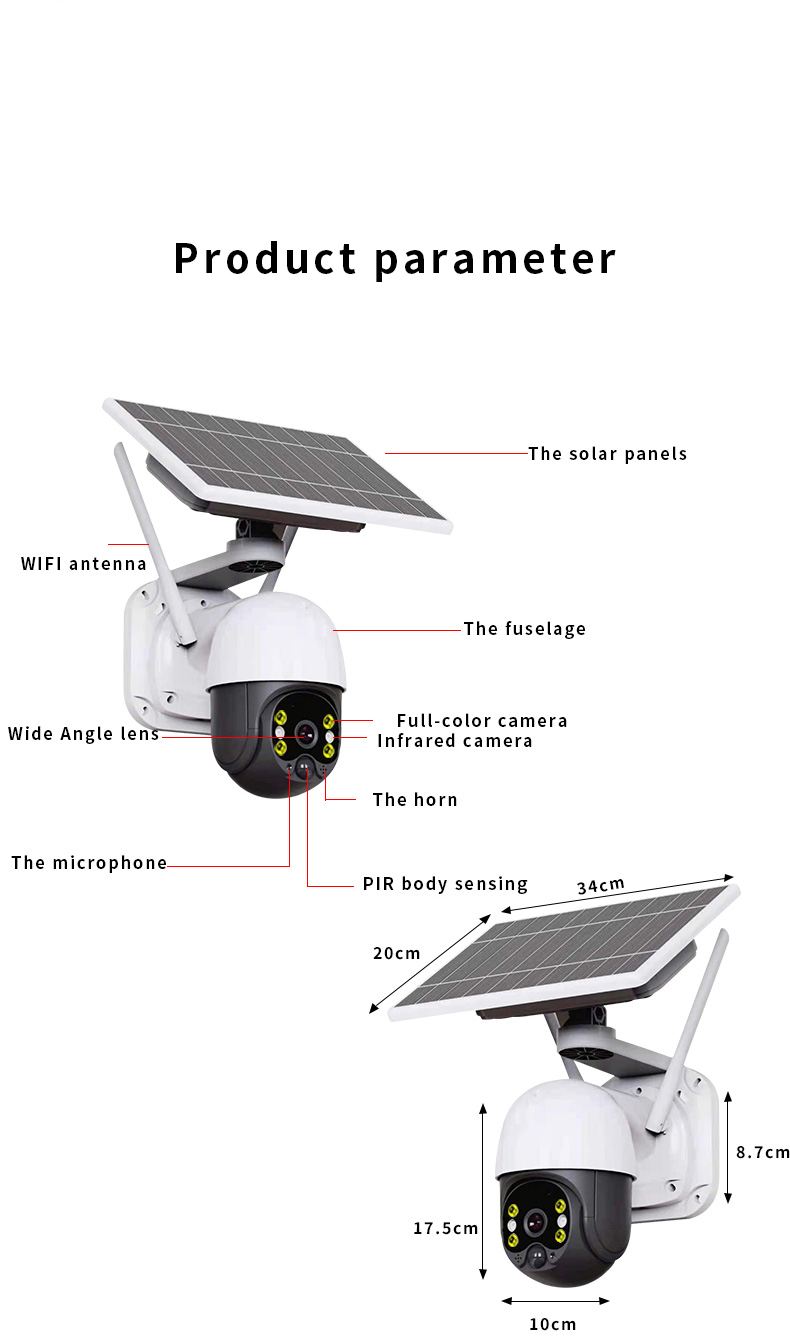 Outdoor CCTV camera speed ball CCTV system Hd 1080p PIR battery safety wireless WiFi 4G CAMERA IP PTZ 4G solar camera