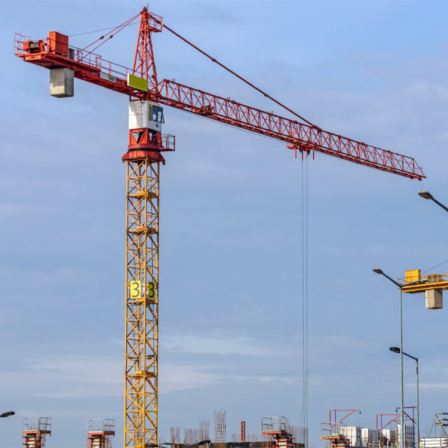 China Construction Lifting Equipment 48m jib QTZ50 TC4810 Tower Hat Tower Crane