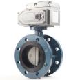 4in ISO DIN EPDM Seat Motorized WCB Electric Actuated Flange Butterfly Valve butterfly