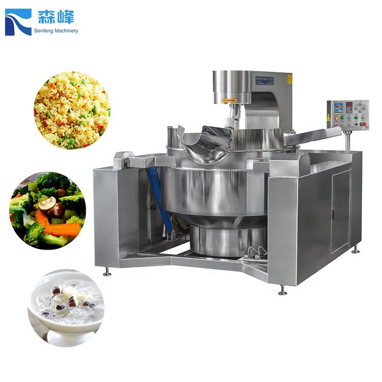 Good quality Steam heating industrial jam making machine cooking mixer machine For sauce
