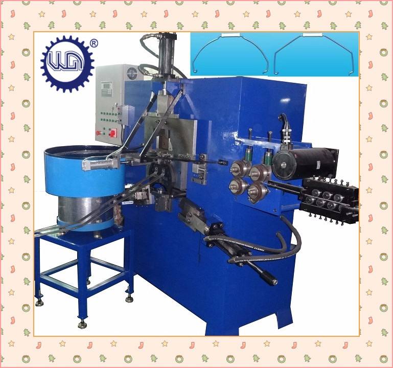 Multy-use automatic steel wire pail can bucket handle making machine