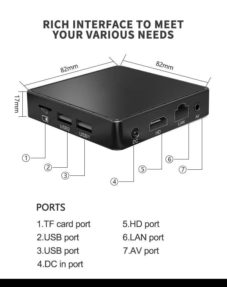 IHOMELIFE Newest Android 10.0 Amlogic S912  2GB Dual Band Wifi Smart Android Tv Box 4K Super Arabic TV box Arabic Indian Africa