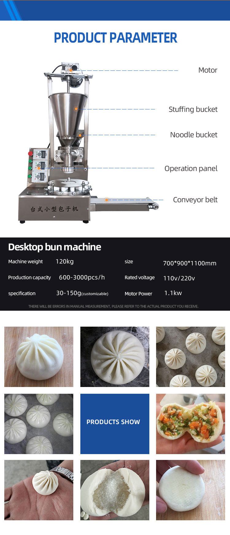 China Automatic Dim Sum Machinery Steamed Stuffed Bread Manufacturer / Small desktop bun machine