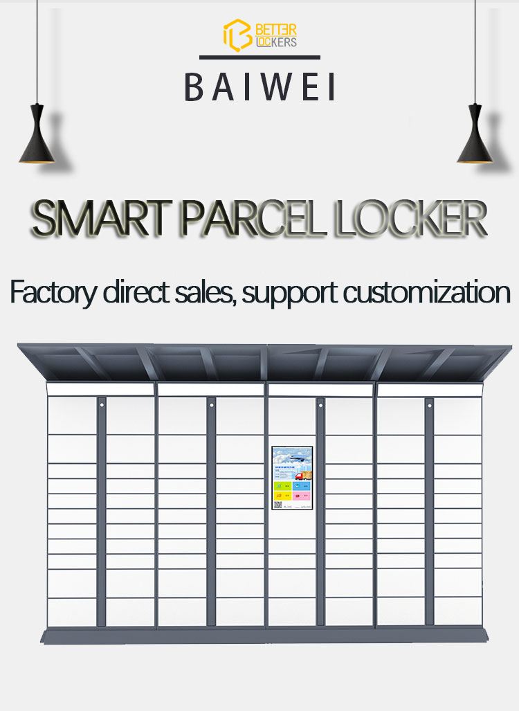 BAIWEI Metal locker smart Electronic express post locker parcel delivery mail smart locker system with software