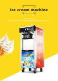 Commercial Portable Ice Cream Machine With CE Approved Soft Ice Cream Machine 3 Flavour Ice Cream Making Machine