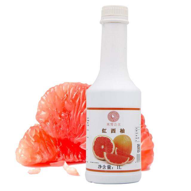 Red Grapefruit  Thick Pulp  Fruit  Concentrate Flavored Drinks for  Beverage 1L Vegetable Juice Milk Tea Fruity Juice