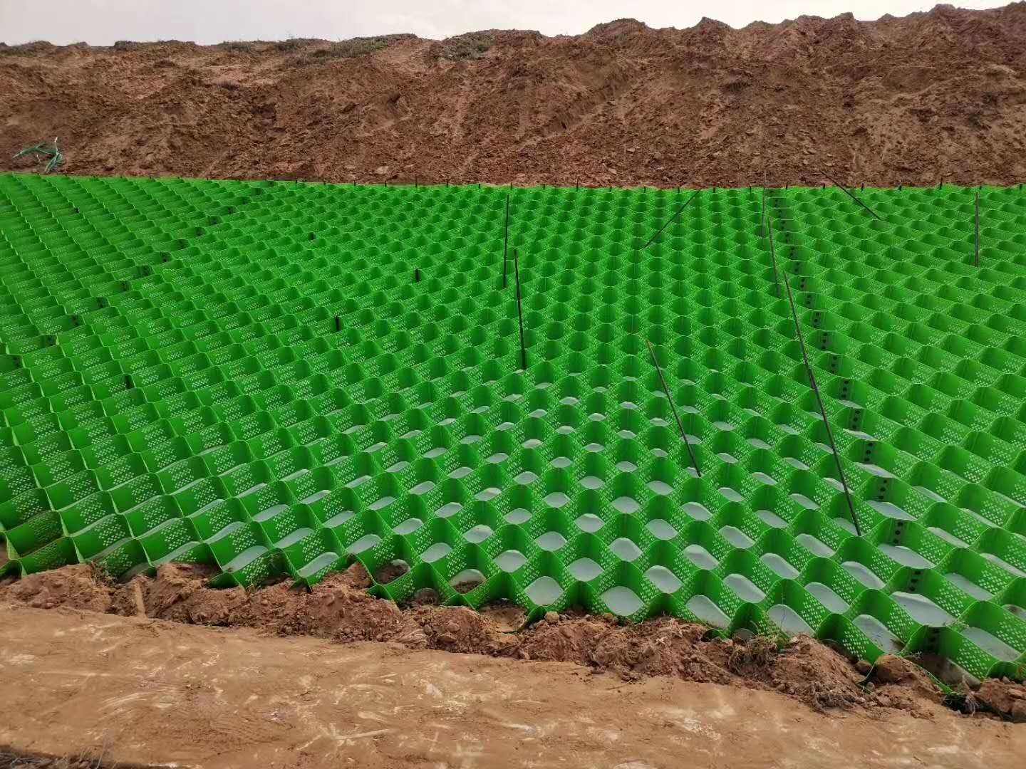 GEOCELL plastic driveway gravel grid geocell retaining walls