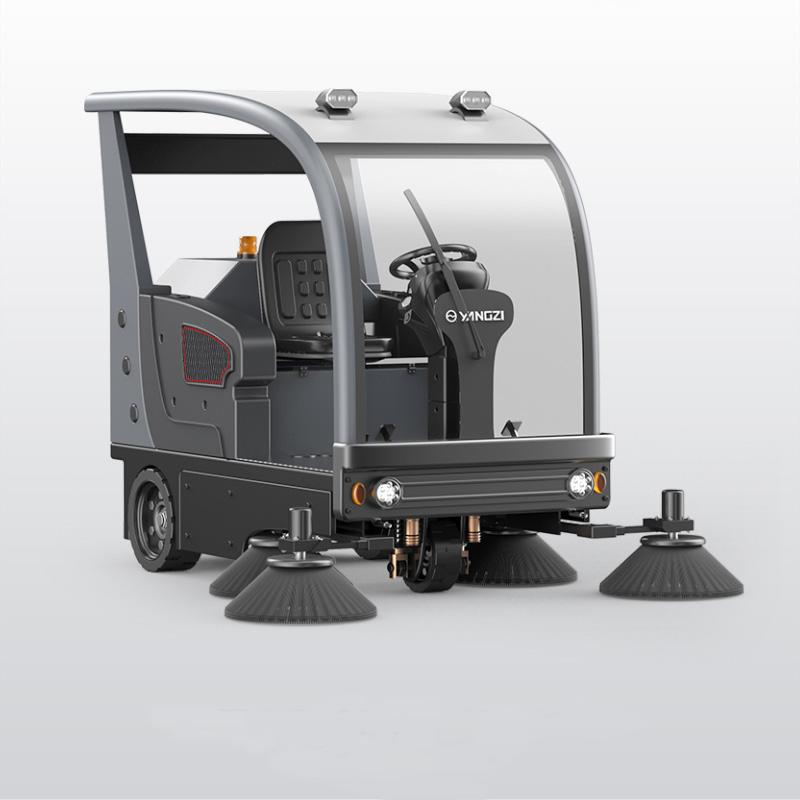 Yangzi S8 Multifunction Cleaning Machine Driving Electric Industrial Floor Sweeper With Four Brushes
