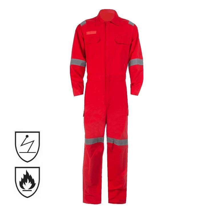 Factory Supply One Piece Oil And Gas Antistatic FR Flame Resistant Fire Retardant Workwear