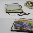 5"/6"/7"/8"/A4 Various sizes Rustic photo case black gold glass photo frame picture resin photo frame