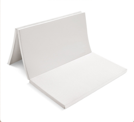 Single Three Fold Foam  Mattress High Quality Floor Topper Wave Foam Ventilated Design