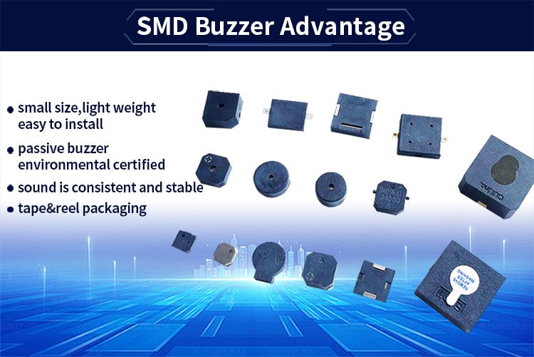 14*4.3mm AC 5V Passive Speaker Sounder Alarm System Magnetic SMD Piezo Buzzer