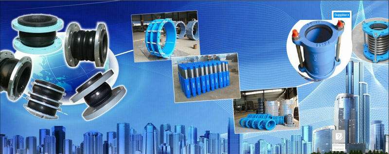Bellow coupling vibration absorber flange type steam pipe coupling