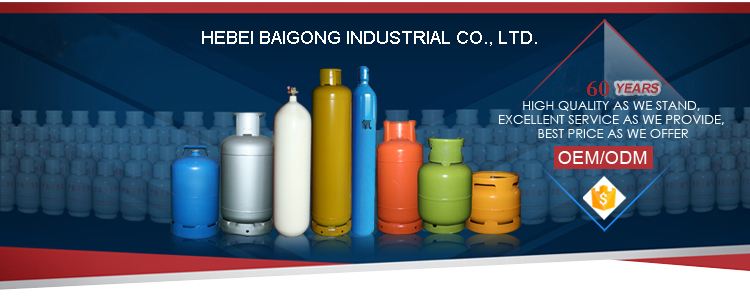 ISO11439 manufacture standard seamless empty CNG gas cylinder type 1