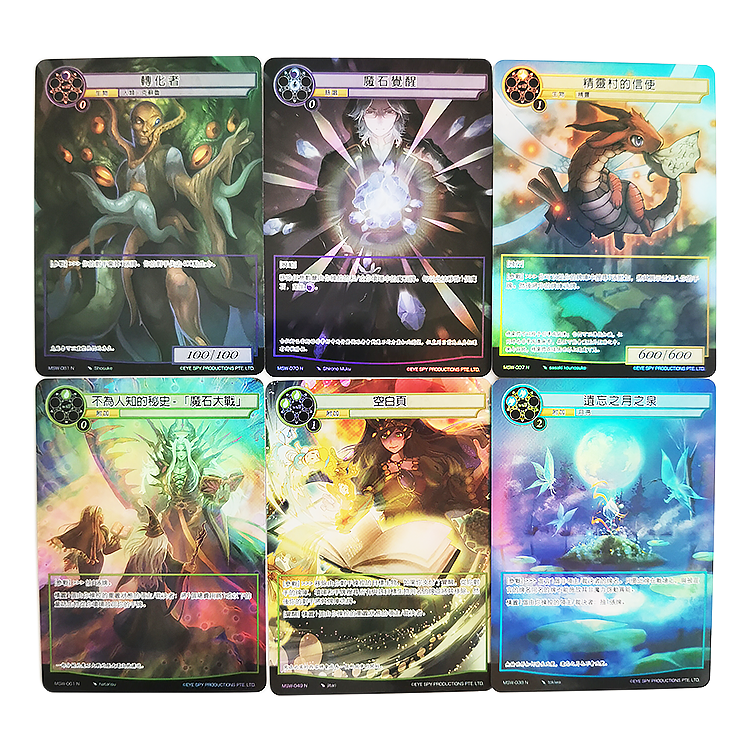 OEM printing cards booster box custom cards pack trading TCG games cards pack