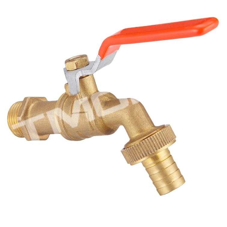 brass bonnets polo wall mounted 1/2*3/4" basin copper ball brass tap/faucet/bibcock in control valve yuhuan china