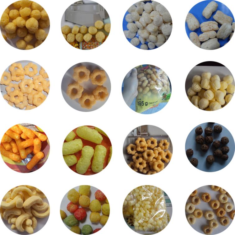 Industrial Breakfast Cereal small Puff Corn oat Flakes snack Food Snacks making Machines
