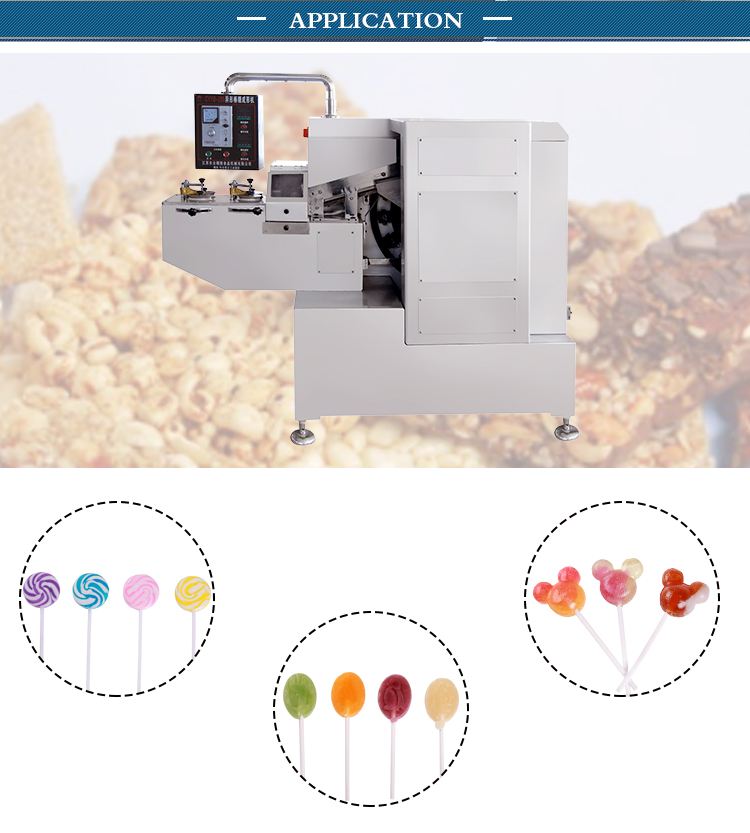 Small Rainbow Lollipop Candy Making Machine With Factory Price