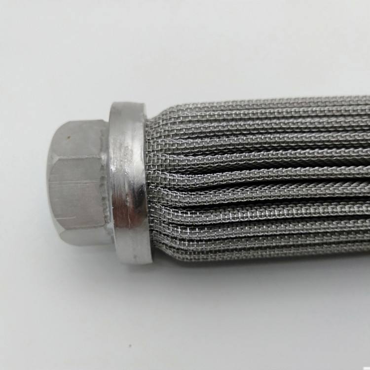 10micron  porous metal filters high temperature gas filter metal pleated filter