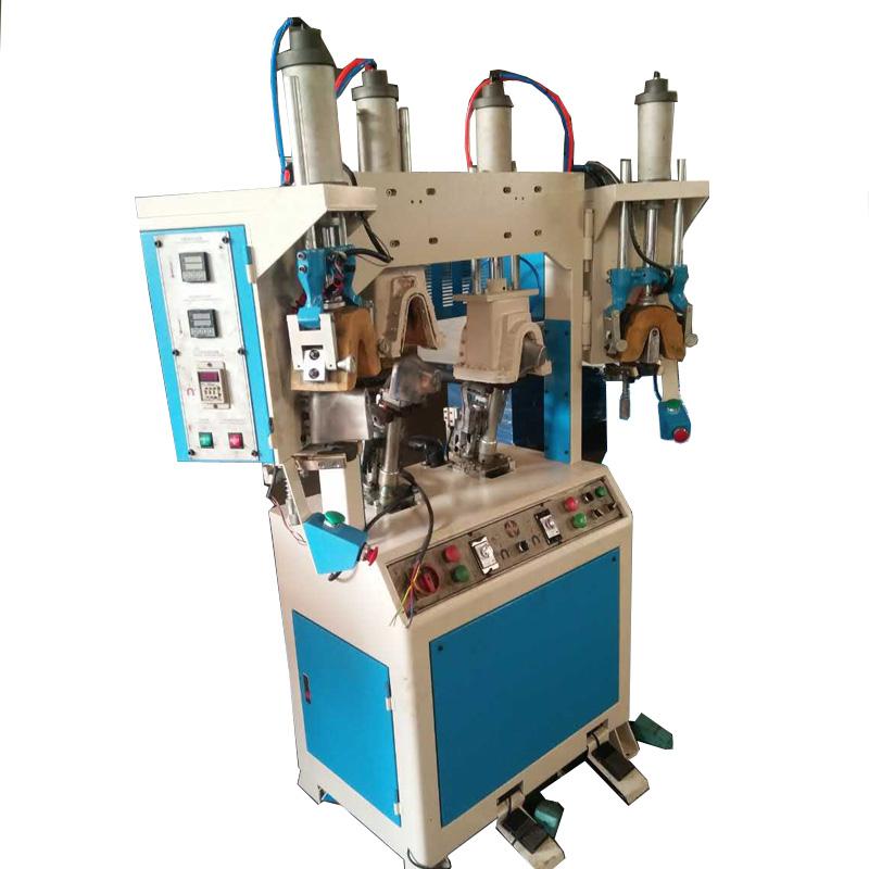 Shoe heel seating back counter back moulding cold and heat setting back part moulding shaping machine