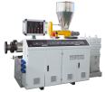 zhangjiagang Cleap PVC Conical Twin Screw Extruder UPVC PVC material double screw plastic extruder
