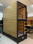 JZD New Design Hot Sale Wood Hotel Dormitory Capsule Beds Bedroom Furniture Metal Bunk Bed