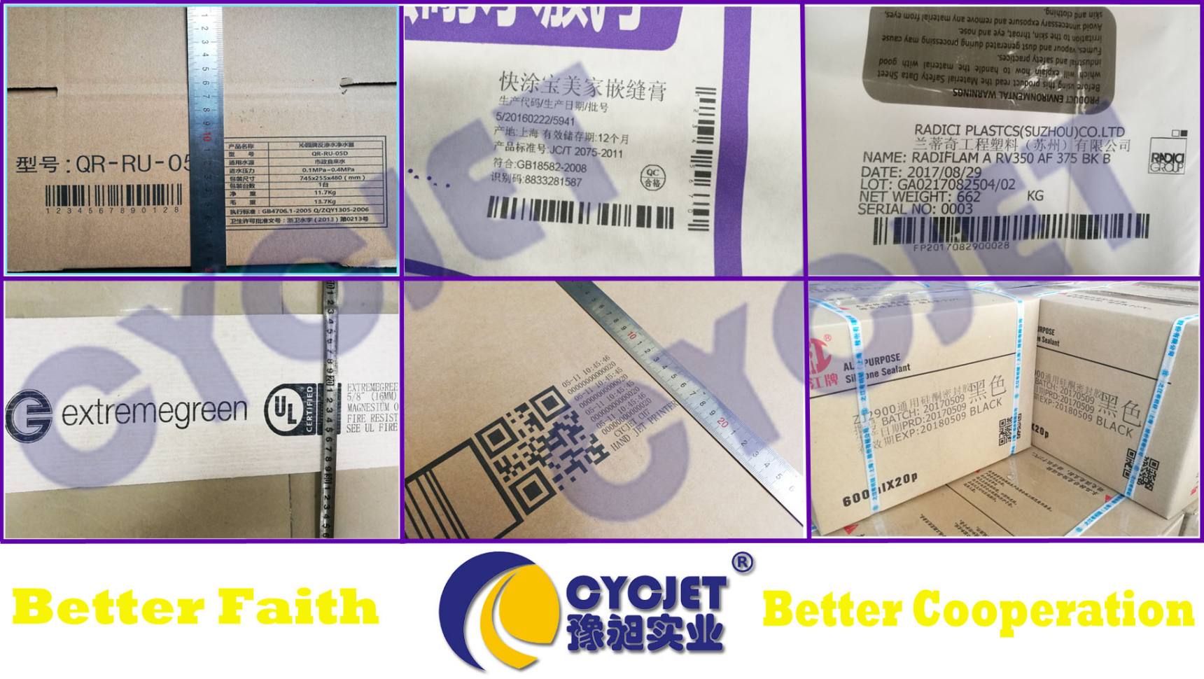 CYCJET High-resolution Hand Jet Printer for Carton Box and Wooden Case Shipping Mark Printing
