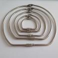 10" large D shape metal screw lock binder ring book ring