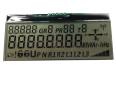 custom make 7 segment 9 digit 6 pins COG HTN lcd display panel for gas meter