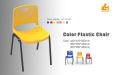 chair with tripod base for storing school plastic colorful chair with 3 size