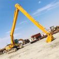 HUITONG 2020 Hyundai 40 tons excavator hydraulic vibratory hammer with long reach arm boom