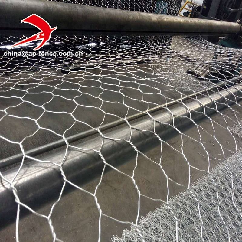 Galvanized 1x1x2m 3x1x0.5m gabion mesh hign zinc coated gabion basket hexagonal netting gi gabion box for Philippines