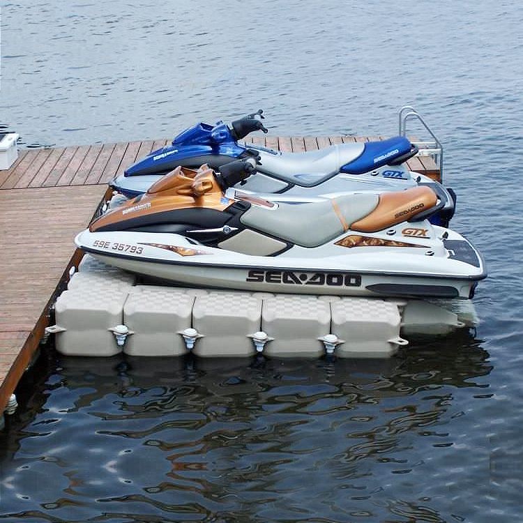 500*500*400 mm HDPE anti corrosion pontoon boat floating dock / plastic jet ski pontoon dock / plastic floating dock