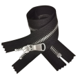 3#5# 8#custom black nickle zipper slider metal close end zippers metal zips for  handbags and cloth