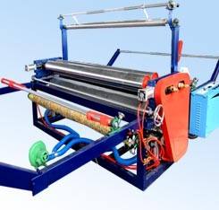 Laminating machine for foam with fabric