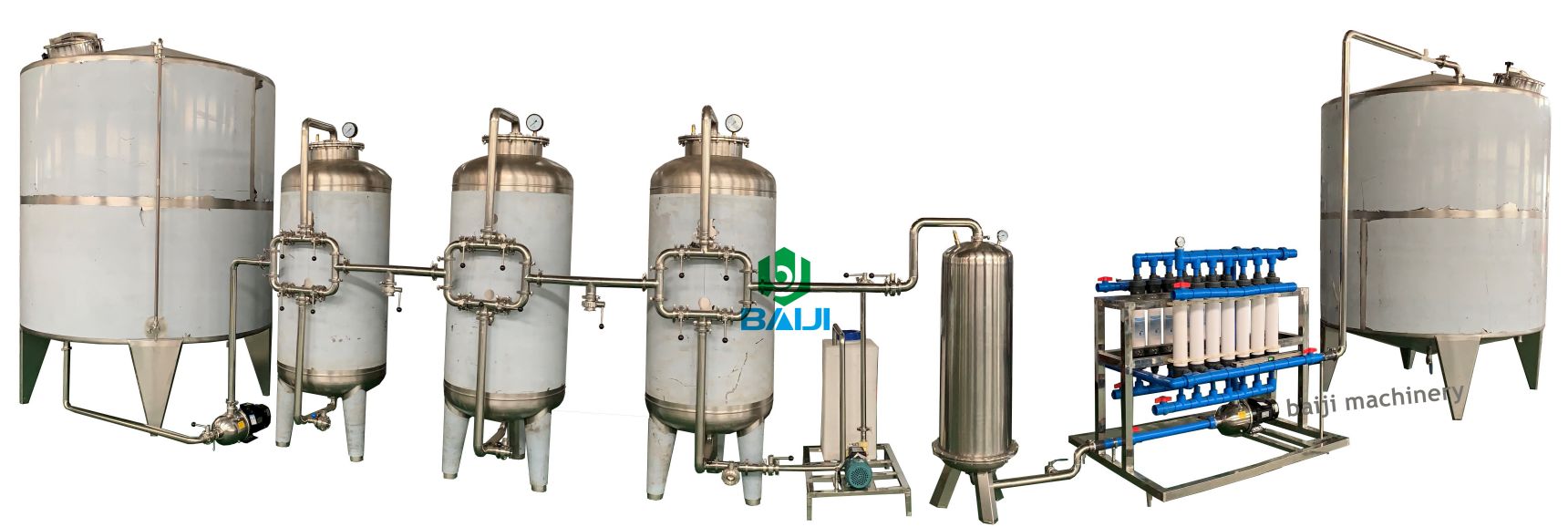 Complete turnkey project water purification and bottling plant / commercial water treatment plant / sea water RO system