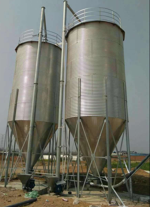 Steel Feed Tower Silo for Pig Farm Chicken Farm Feeding System