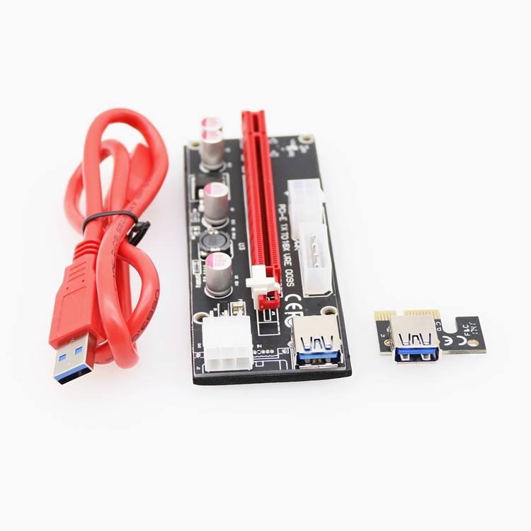 VER Riser 009s PCIE Cable  1X TO 16X Graphics Riser Card Extension ETH Mining Card Extension cable Adapter cable
