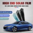 high quality black 2mil UV400 skin care film  high heat rejection Nano ceramic Window Tint film black film
