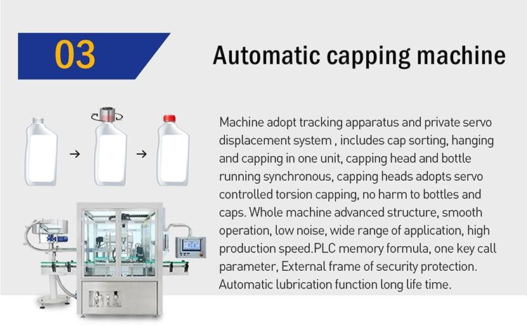 Automatic car / lubricant / brake / motor / engine oil filling capping machine production line price