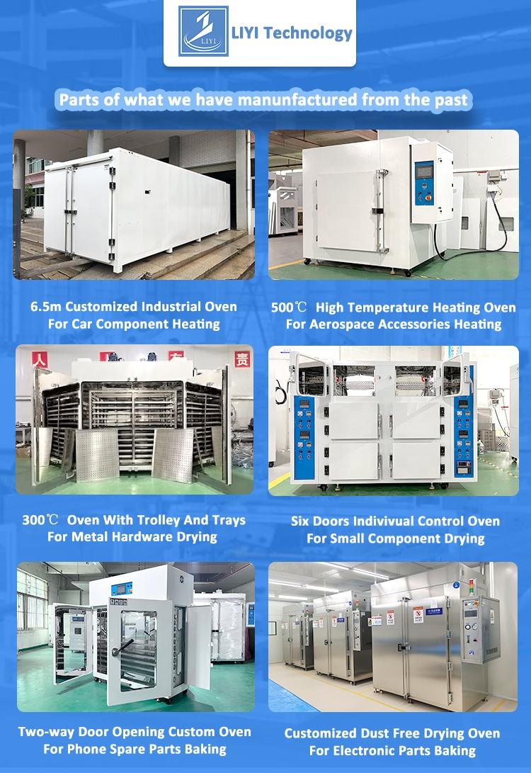 LIYI Customize High Temperature Heating Treating Industrial Drying Chamber Hot Air Industrial Oven