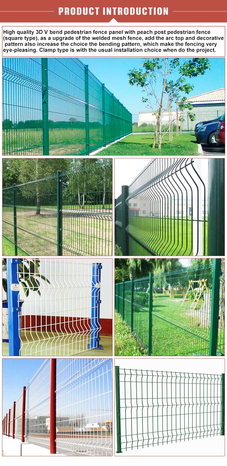 welded mesh type Road fence panels/gate security fence/portable construction fence