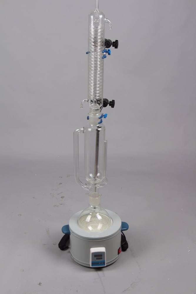 Laboratory apparatus soxhlet apparatus with solvent reflux principle