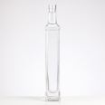 Factory Customized Empty Vodka Bottle 500ml 750ml 1000ml Liquor Glass Bottle With Cork