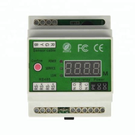 Location water leak sensor, water leakage controller with water leak cable  for monitoring system