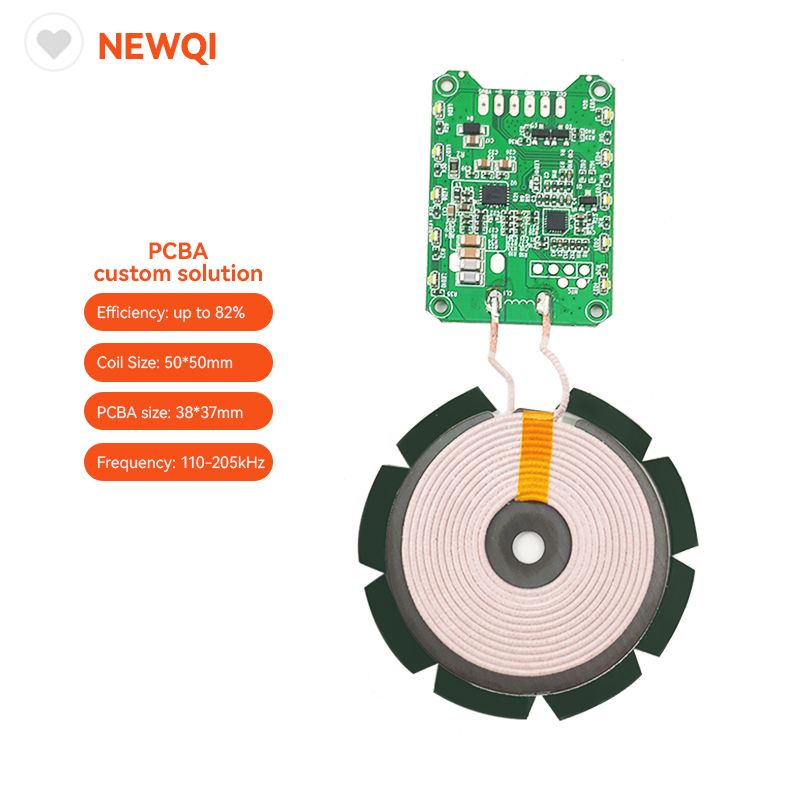 NEWQI ST solution 2 coils wireless charger power bank module