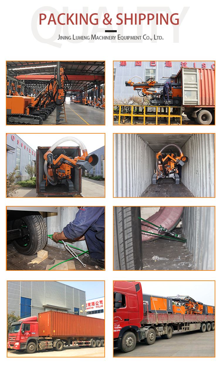 Small manufacturers mobile portable bore hole dth drilling rig machine truck production for sale