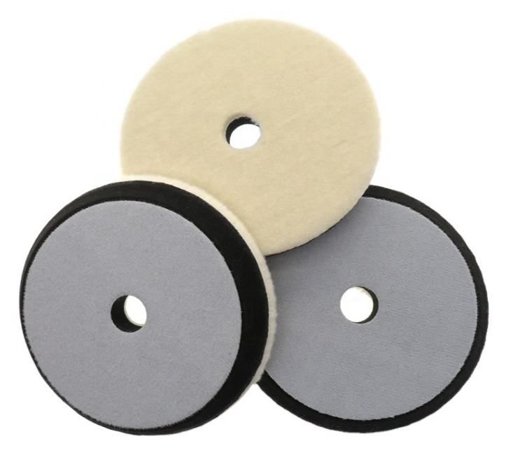 New Design Competitive 6 Inch 150 mm Wool Felt Buffing Wheels Polish Pad for Sander